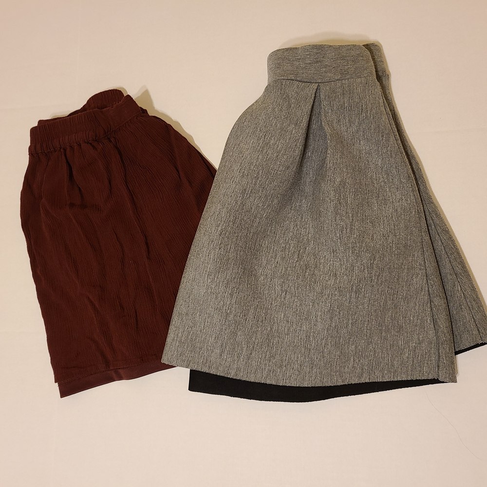 2 PIECE FOREVER 21 MINI SKIRT BUNDLE - S